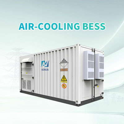 KonJa Chłodzenie powietrza 20FT 768VDC 1,29MWh Bateria głębokiego cyklu System magazynowania energii 400VAC Bateria kontenerowa