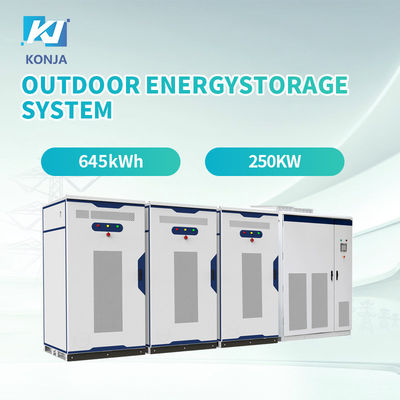 Dobra cena. KonJa Grade A Składnik magazynowania energii głęboki cykl 645kWh 250kw Bateria Składnik dla systemu słonecznego w Internecie