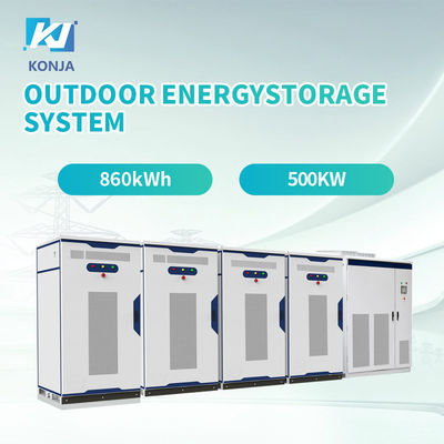 Dobra cena. KonJa Wysoki poziom ochrony Skład energii 860kWh 500kw System magazynowania energii na zewnątrz w Internecie