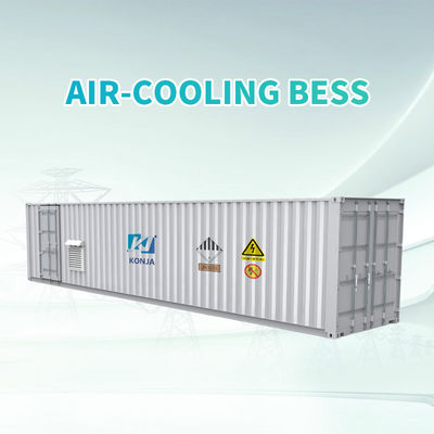 jakość KonJa Chłodzenie powietrza ESS 40FT 2,58MWh 768Vdc Bateria głębokiego cyklu System magazynowania energii 400Vac Bateria z pojemnikiem fabryka