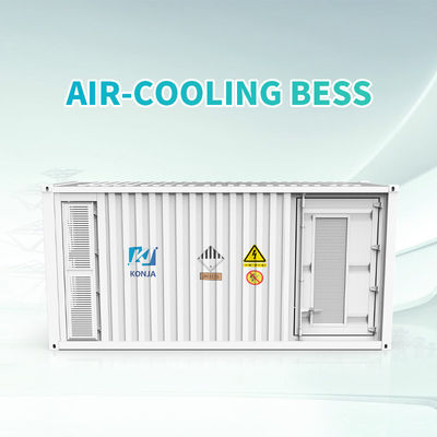 KonJa Chłodzenie powietrza ESS 40FT 2,58MWh 768Vdc Bateria głębokiego cyklu System magazynowania energii 400Vac Bateria z pojemnikiem
